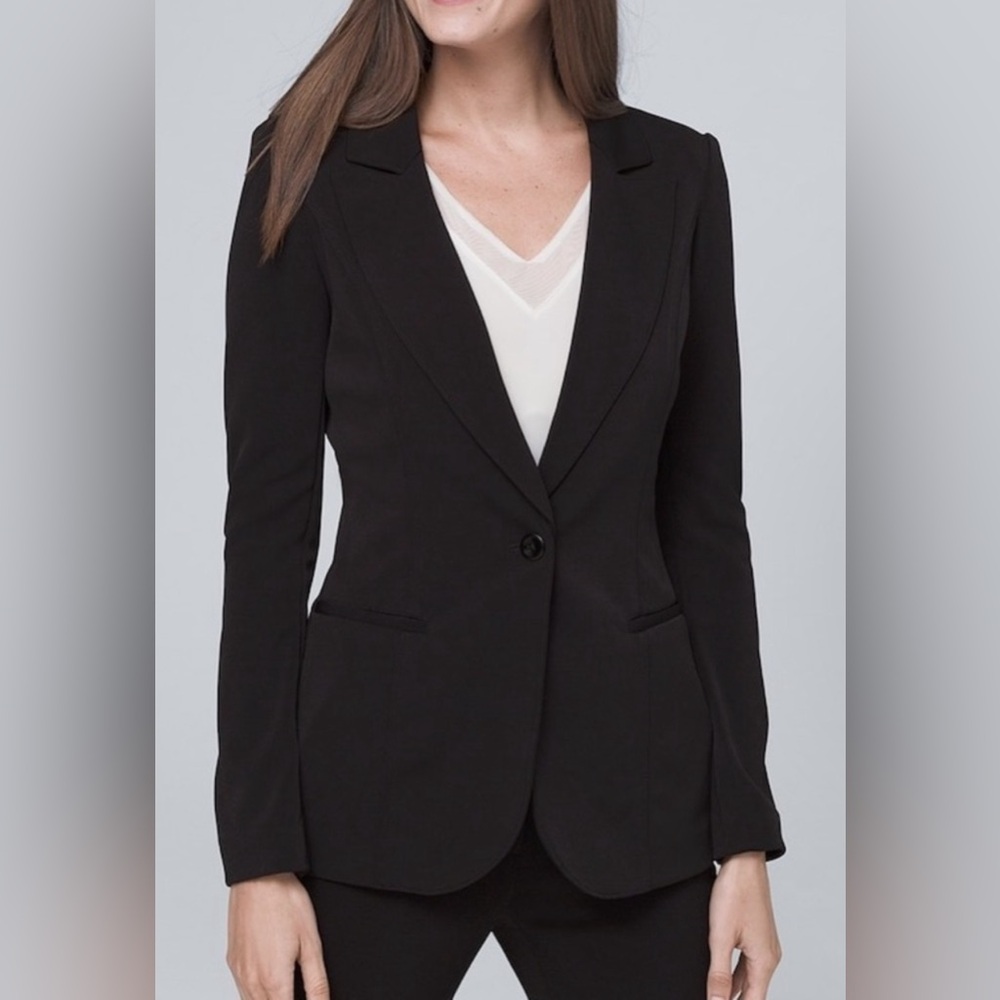 💖 black blazer black blazer WHBM blazer